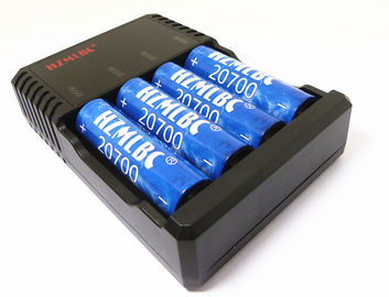 China Cargador de batería durable del Cig de E 18650 20700 color del negro de canal del cargador de batería 4 proveedor