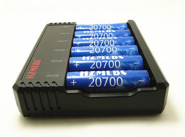 China Cargador de batería de la ranura de la MOD 6 de la caja de la MOD de Vape, material de 6 * 20700 de batería ABS del cargador proveedor
