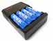 Cargador de batería durable del Cig de E 18650 20700 color del negro de canal del cargador de batería 4 proveedor