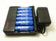 Cargador de batería li-ion universal de la bahía del plástico 6 para el cigarrillo electrónico Vapes proveedor